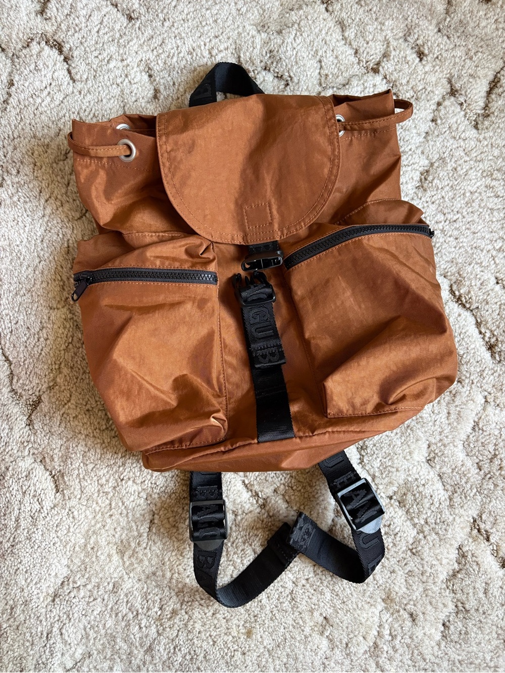 BAGGU Sport Backpack in brown